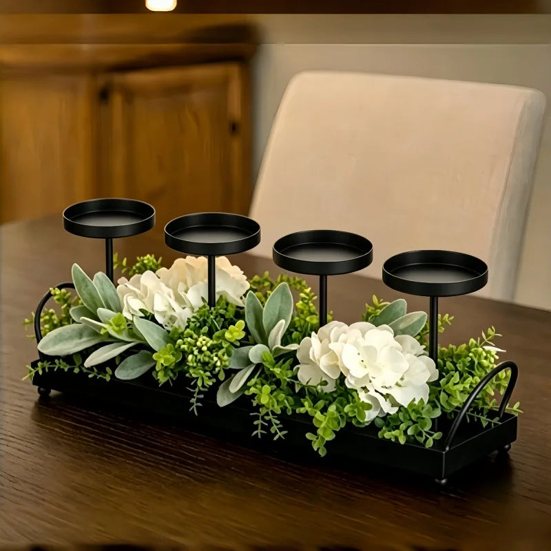 Farmhouse Metal Candelabra