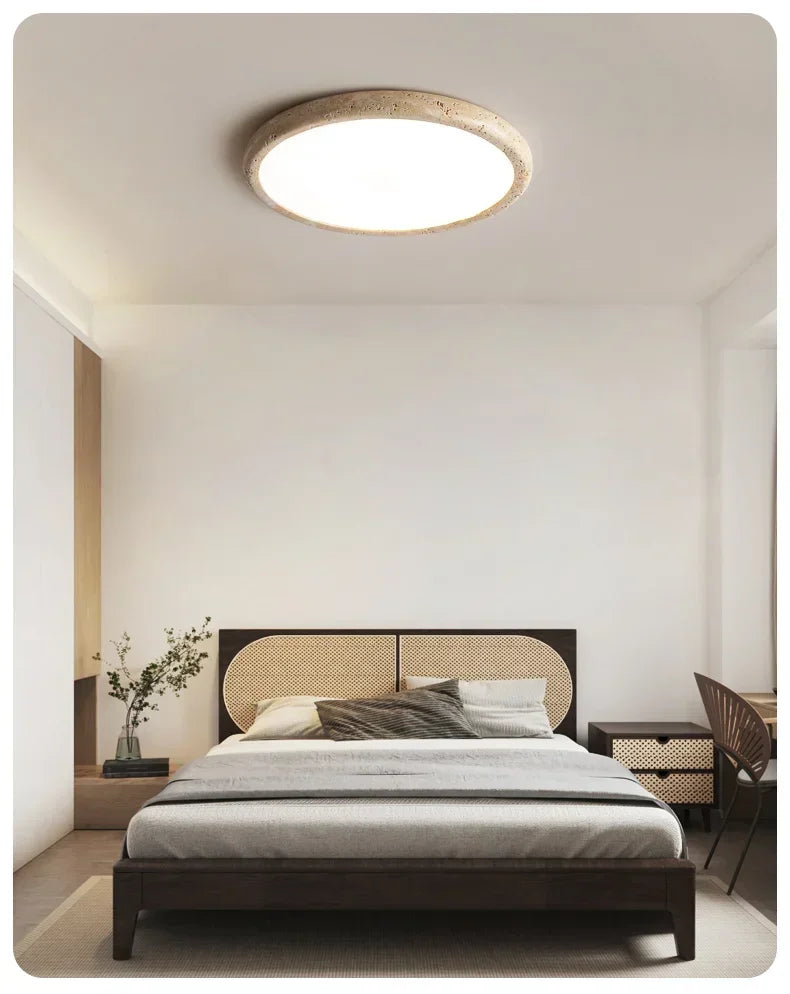 Wabi-Sabi Stone Pendant Lamp
