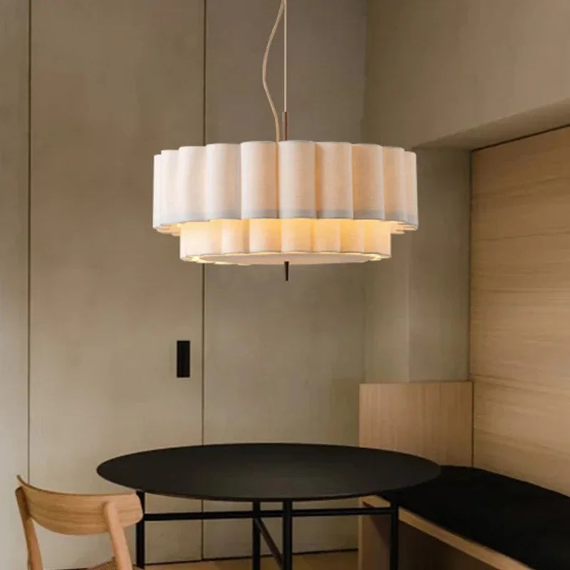 Wabi-Sabi Fabric Pendant Chandelier