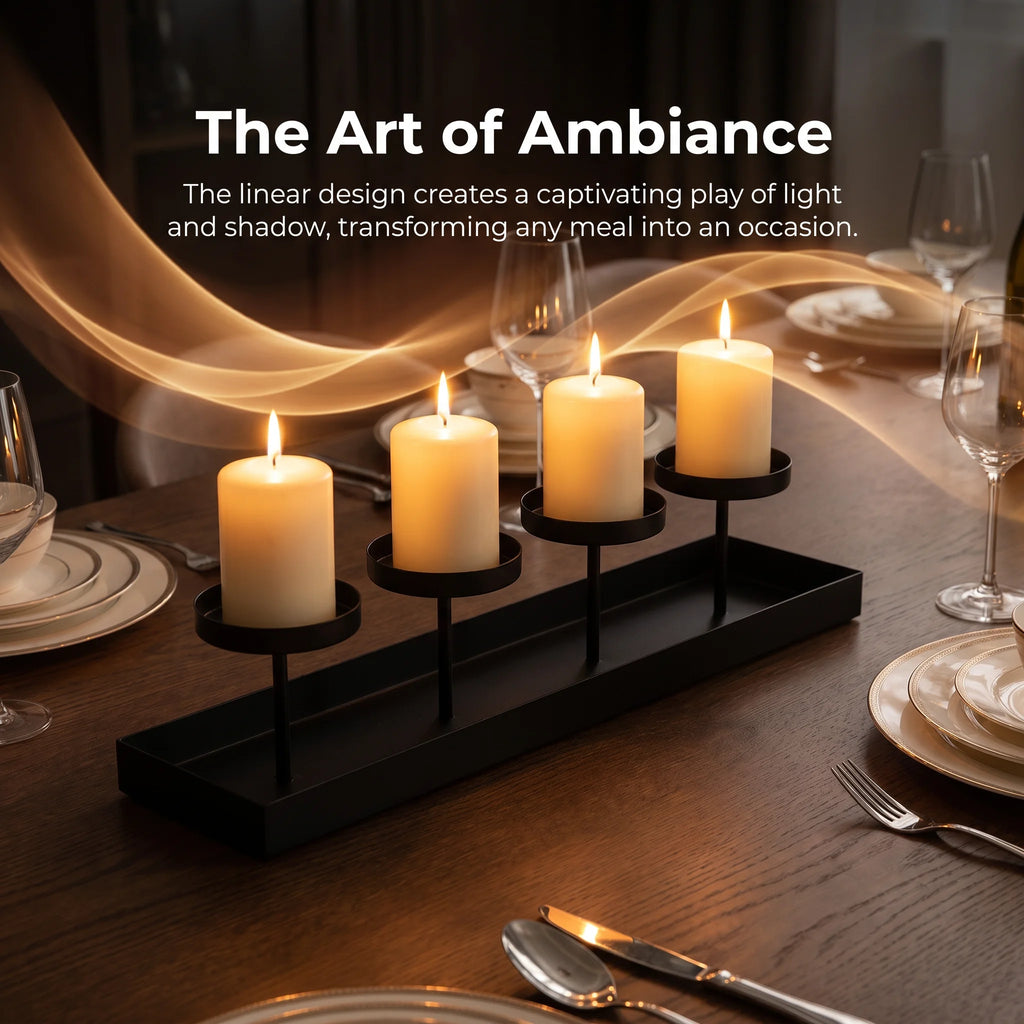 Farmhouse Metal Candelabra