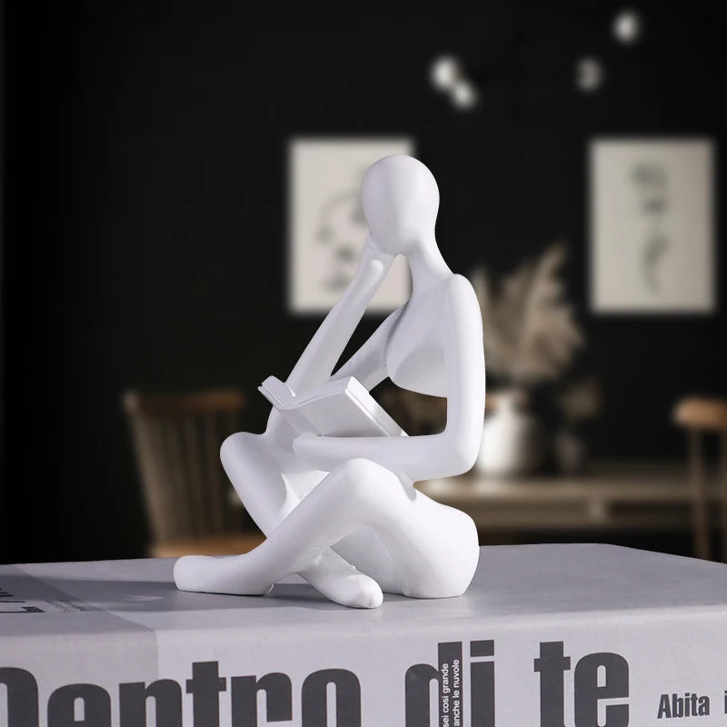 Reading Man Mini Figurine