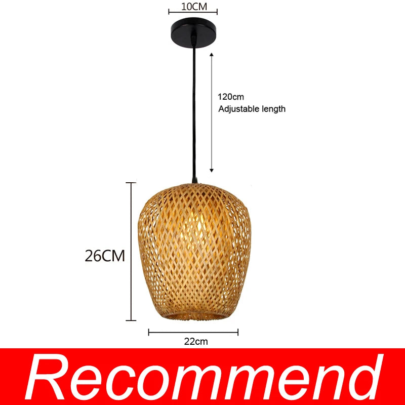 Rattan Pendant Chandelier