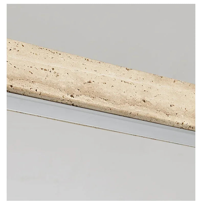 Wabi-Sabi Stone Linear Pendant Light