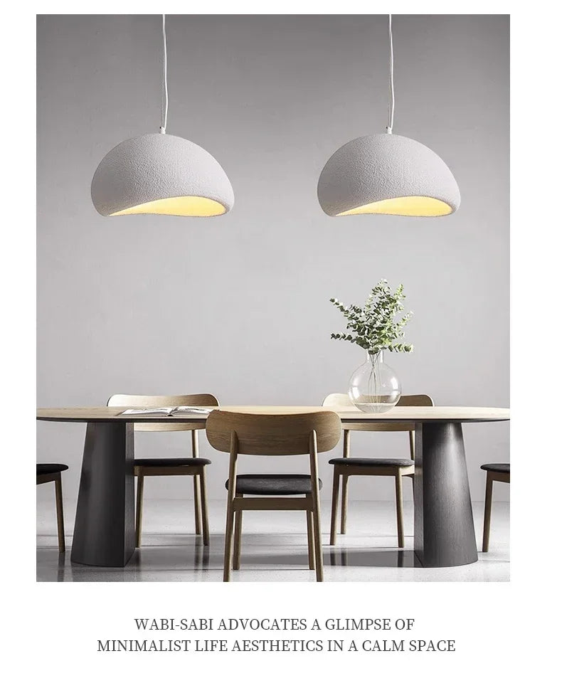 Wabi-Sabi Paper Pendant Chandelier