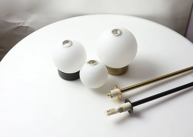 Nordic Glass Arc Pendant Lamp