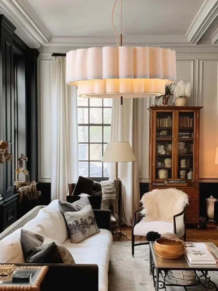 Wabi-Sabi Fabric Pendant Chandelier