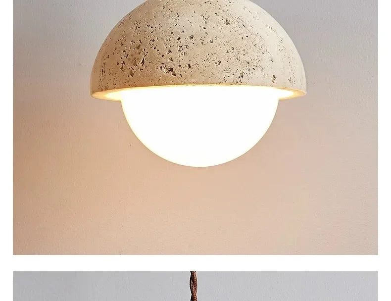 Wabi-Sabi Stone Pendant Chandelier