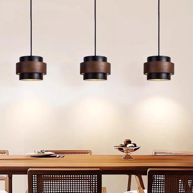 Wabi-Sabi Stone Pendant Chandelier