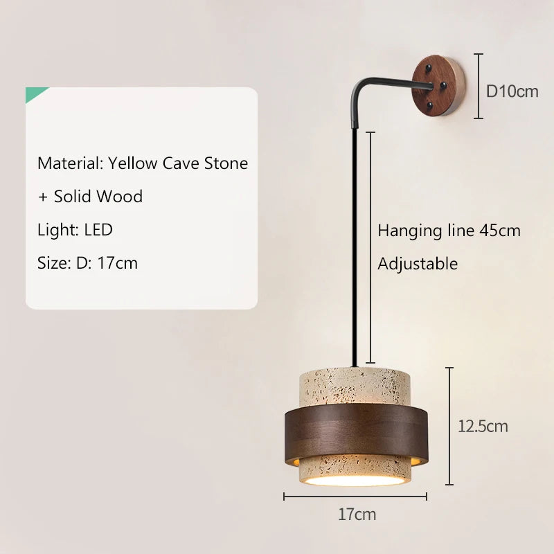 Wabi-Sabi Stone Pendant Chandelier