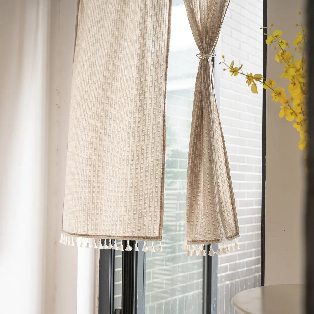 Japanese Cotton-Linen Curtains