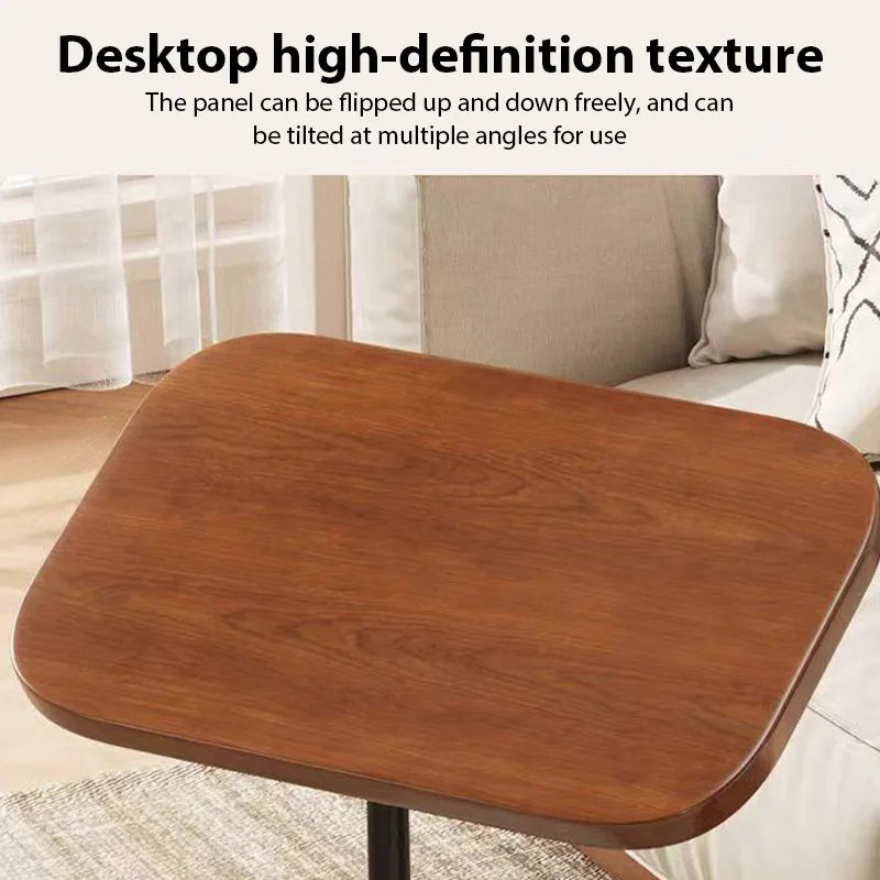 C-Shaped Sofa Side Table