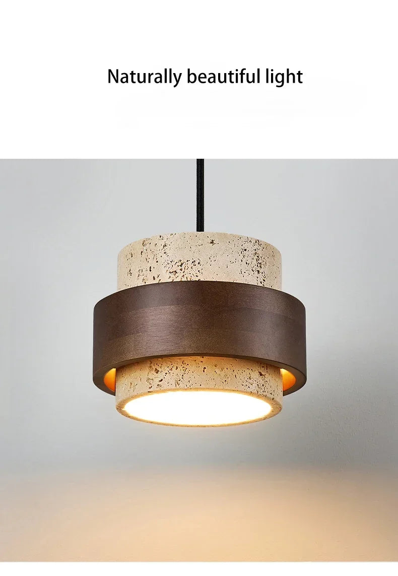 Japanese Stone Pendant Chandelier