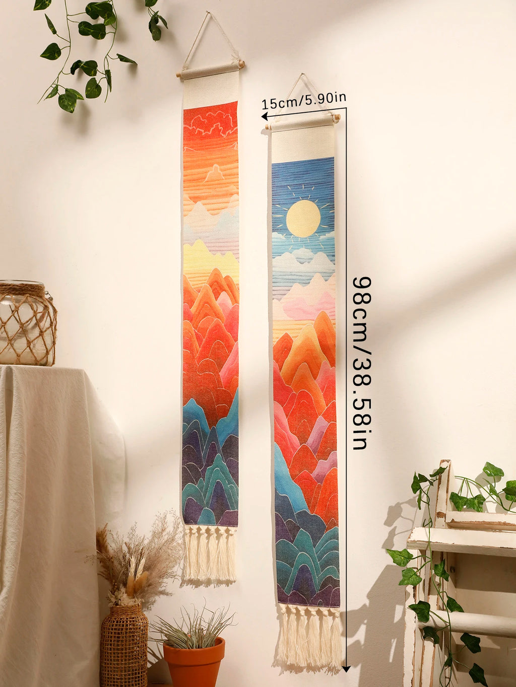 Sunset Macrame Tapestry