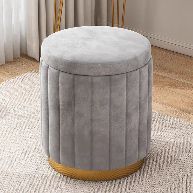 Wooden Vanity Stool