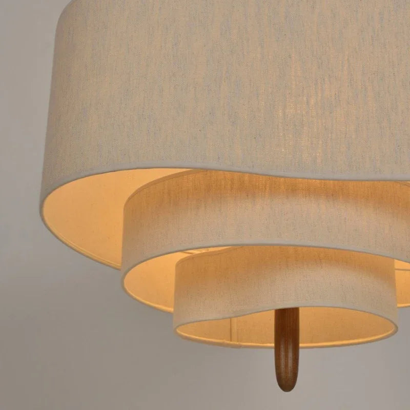 Wabi-Sabi Fabric Pendant Chandelier