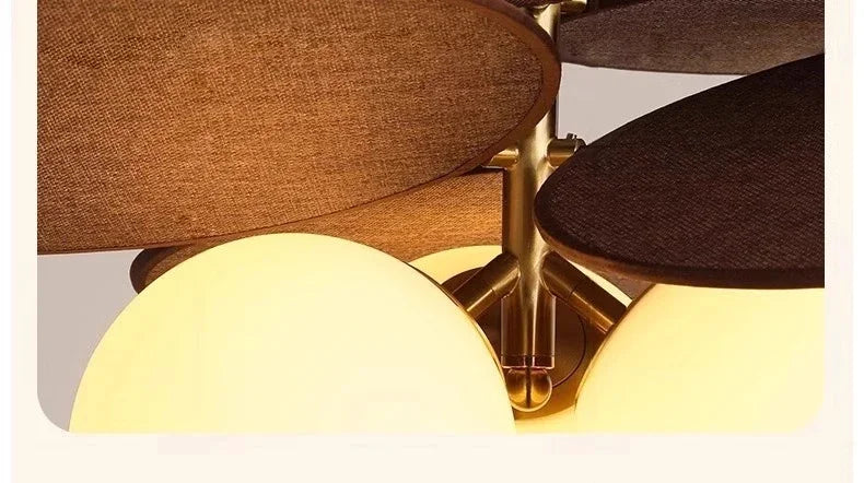 Wabi-Sabi Fabric Pendant Chandelier