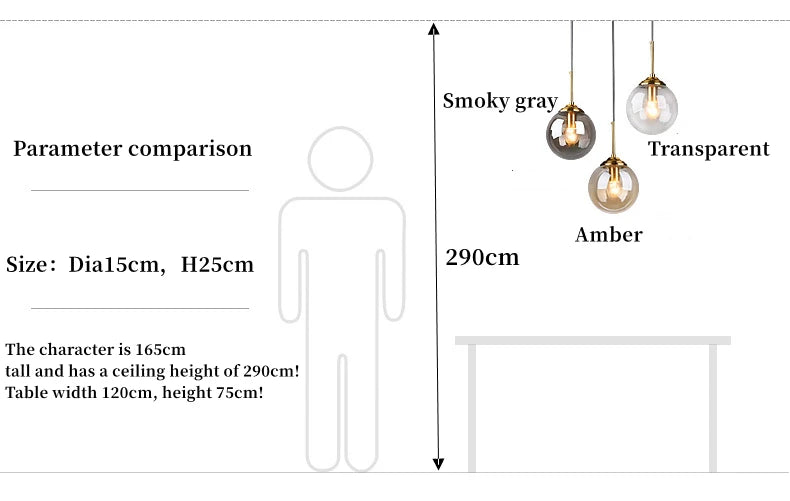 Modern Metal & Glass Chandelier