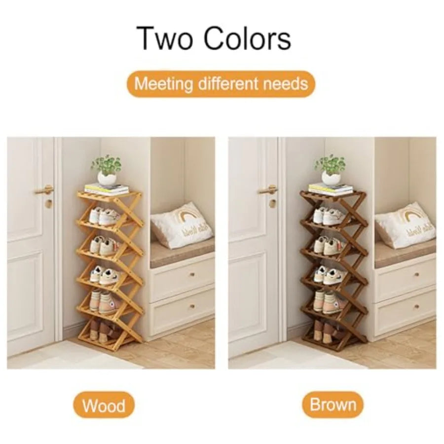 Bamboo Shoe Rack