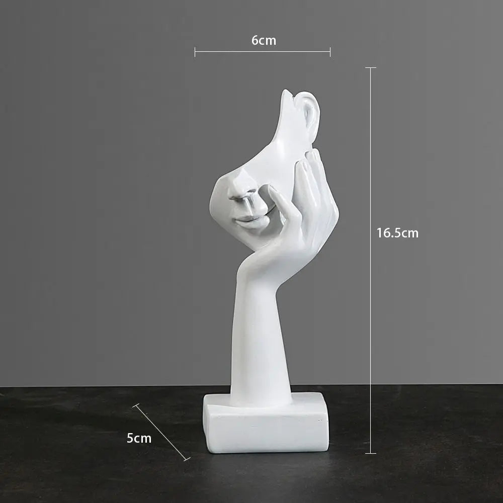 Abstract Face Statue