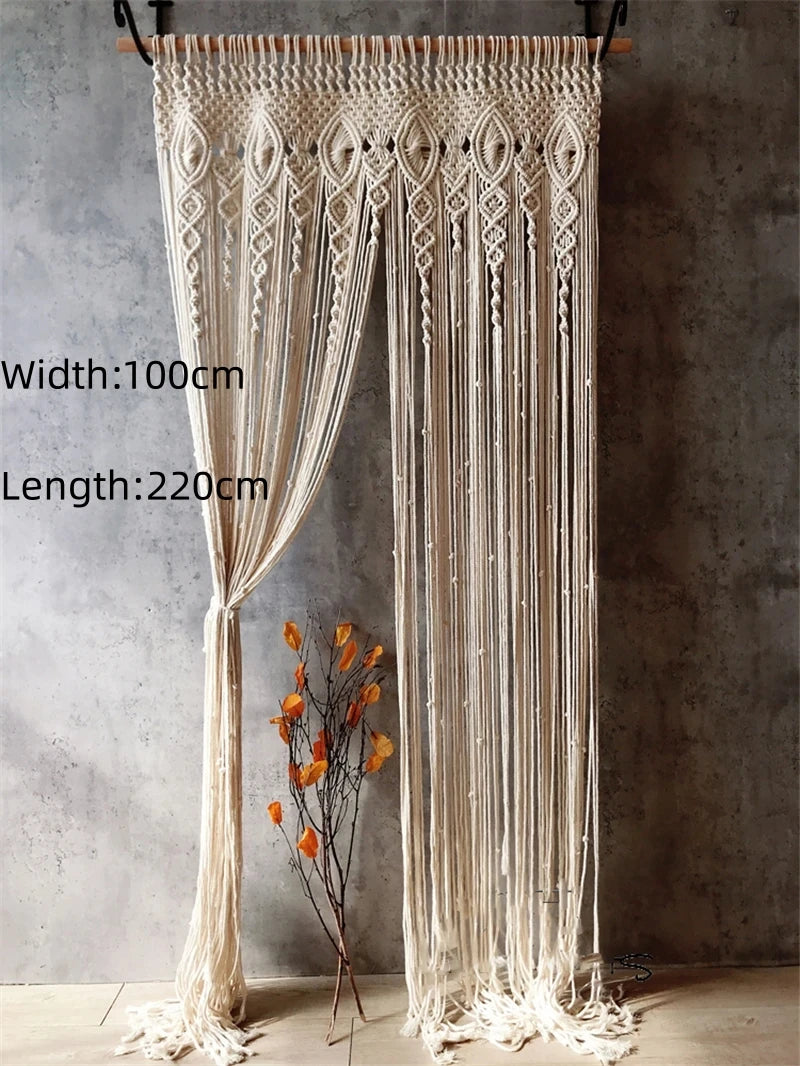 Macrame Door Curtain