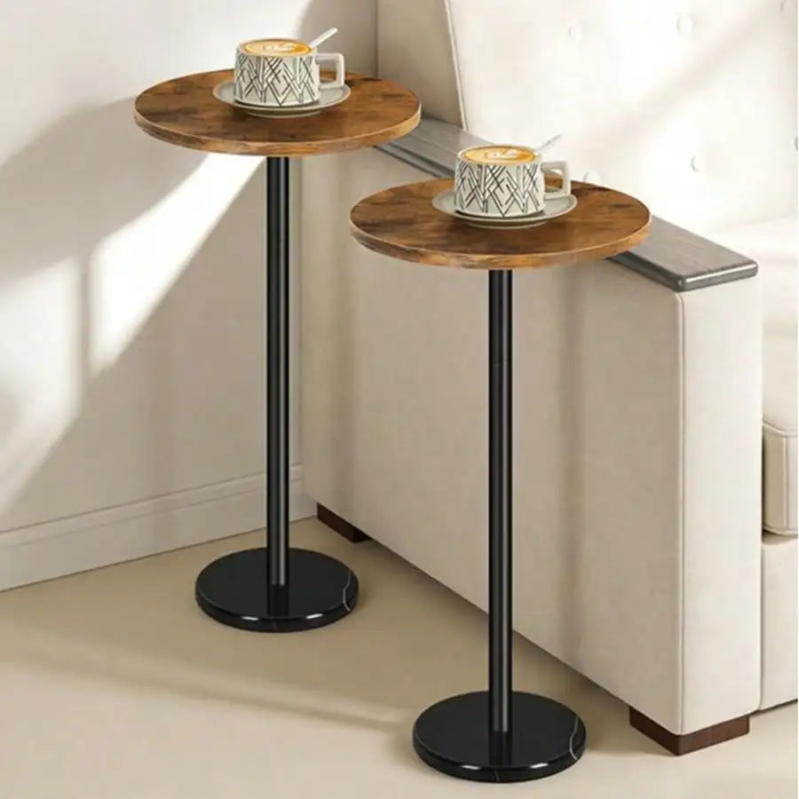 Round Wood Side Table