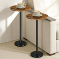 Round Wood Side Table