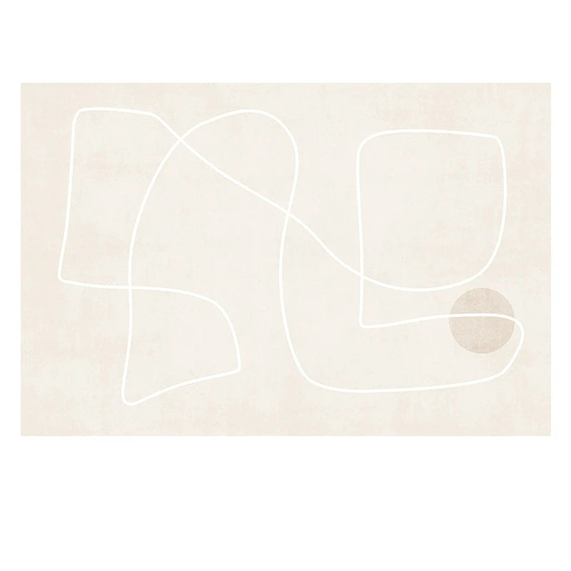 Abstract Plush Area Rug
