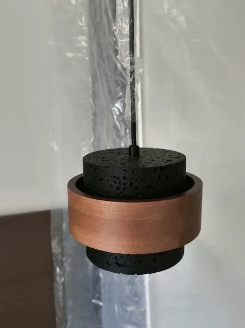 Wabi-Sabi Stone Pendant Lamp
