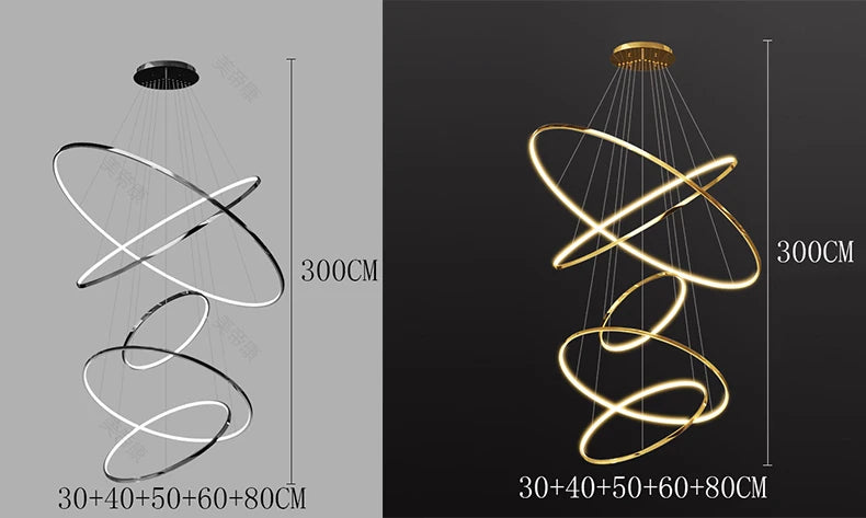 Nordic Acrylic Pendant Chandelier