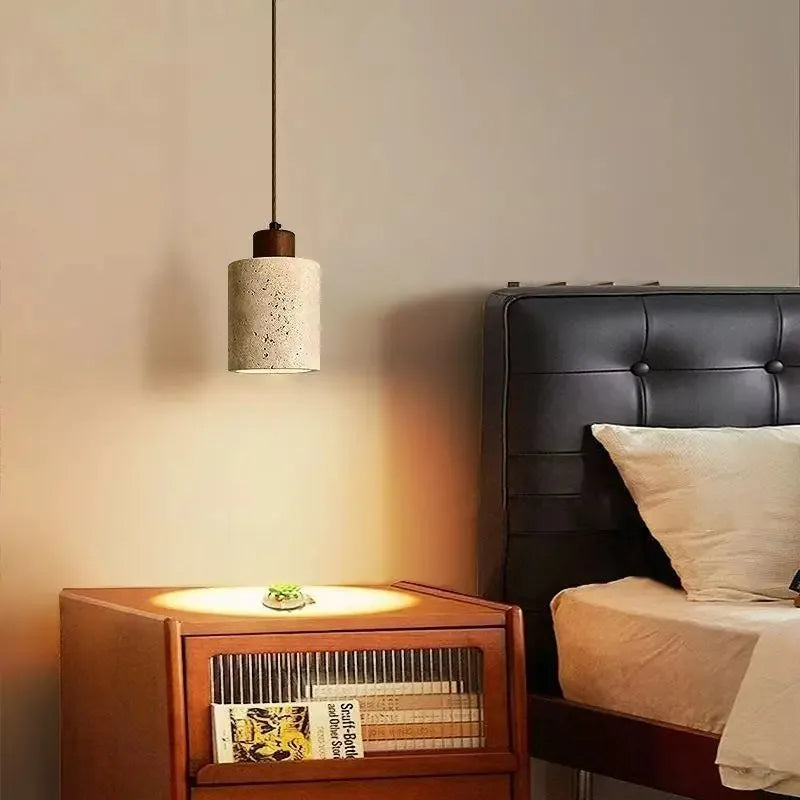 Japanese Wooden Pendant Lamp
