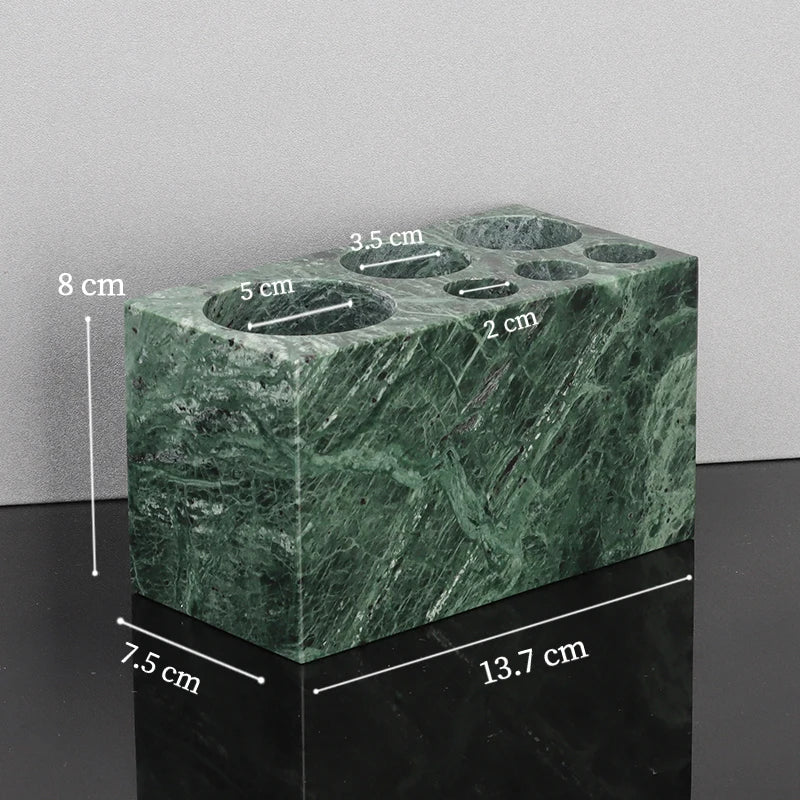 Indian Green Marble Bath Set