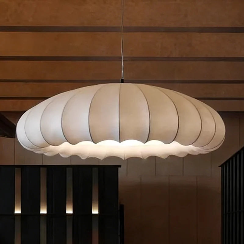 Wabi-Sabi Fabric Pendant Chandelier