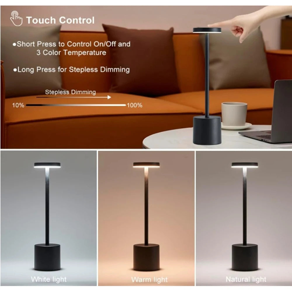 Cordless Touch Table Lamp