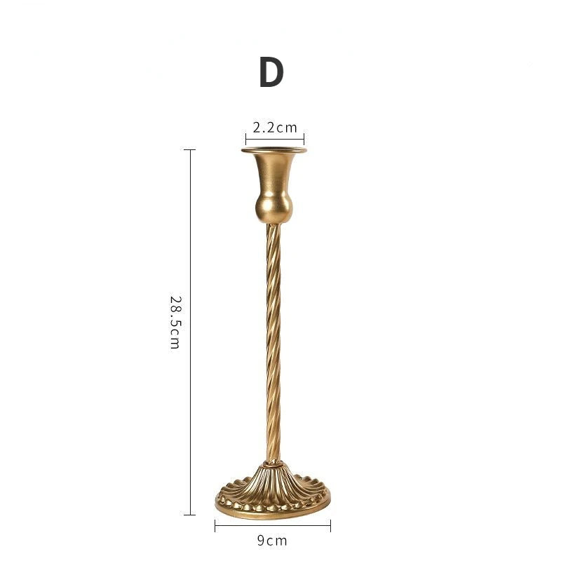Brass Candlestick (3-Piece Set)