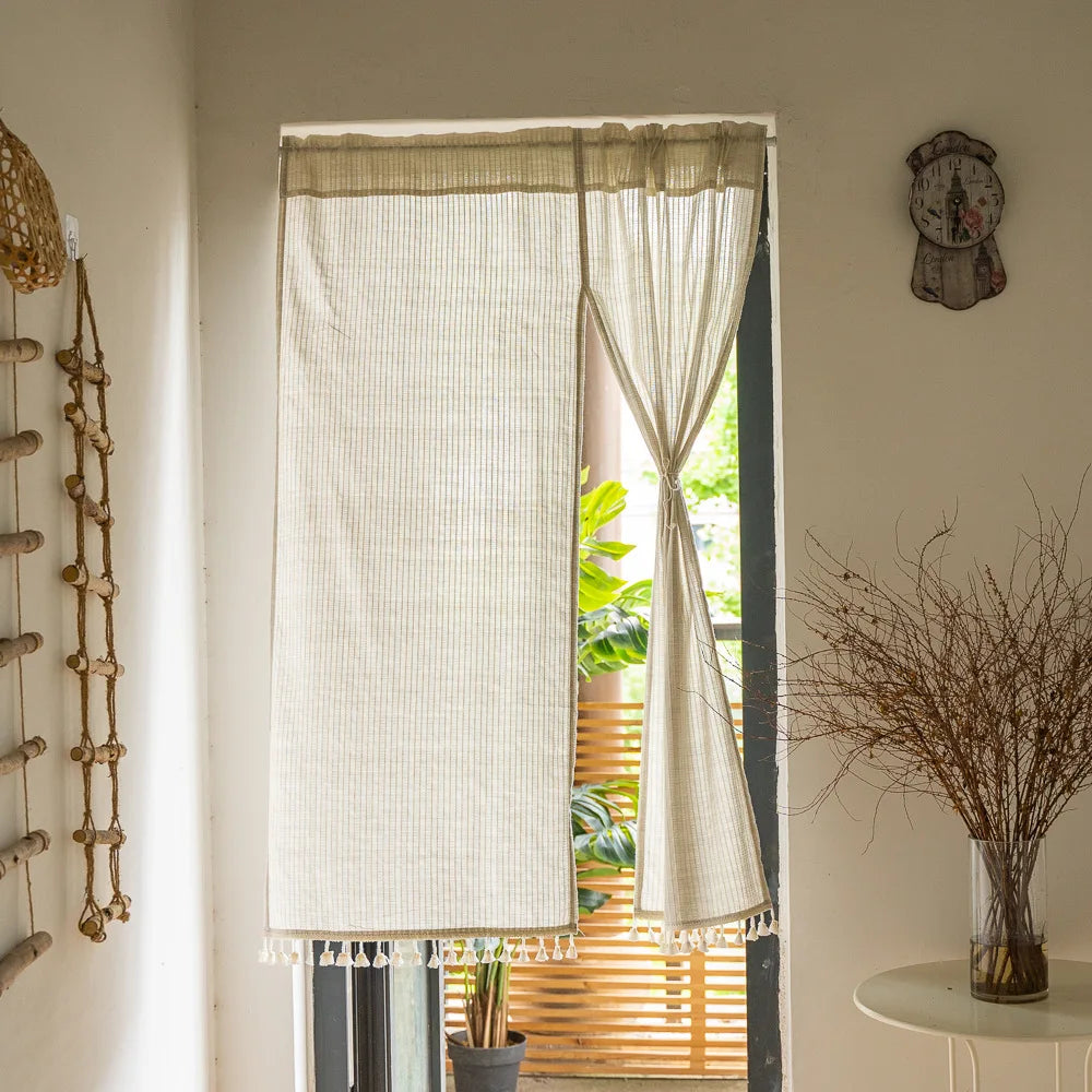 Japanese Cotton-Linen Curtains