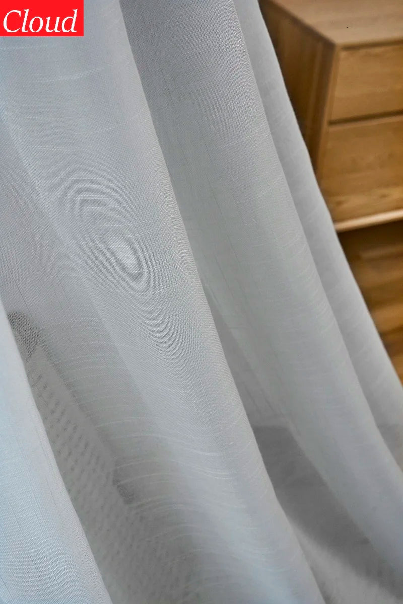 Japanese Cotton-Linen Sheer Curtains