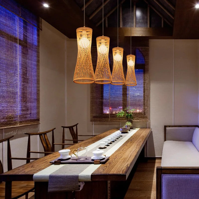 Rattan Pendant Chandelier