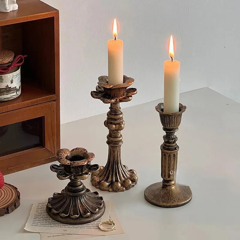 Vintage Resin Candlestick