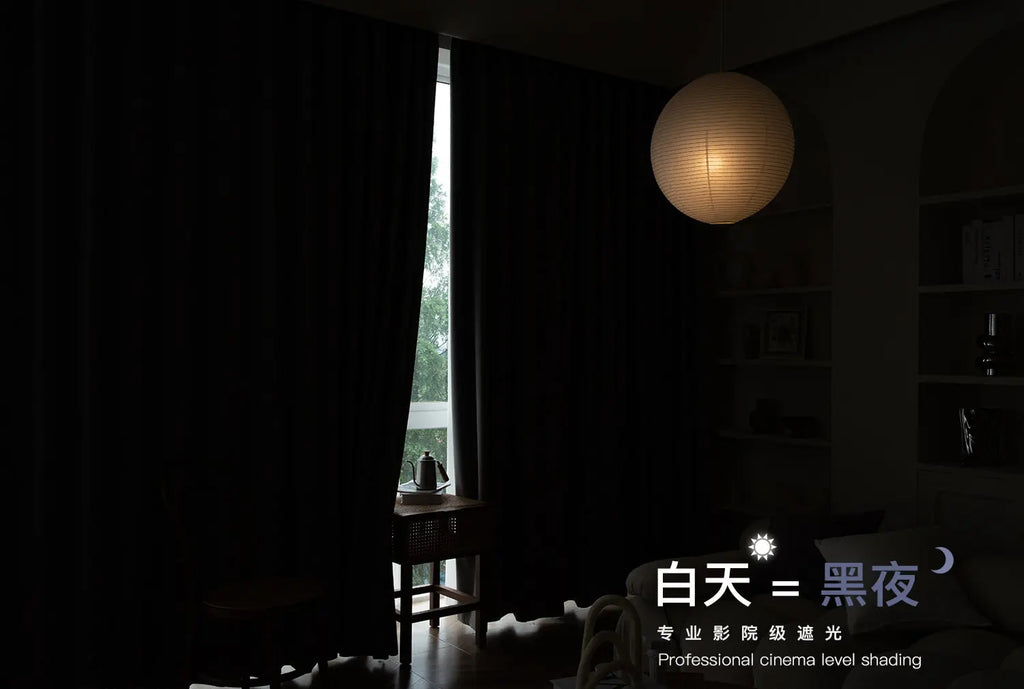 Modern Cotton-Linen Blackout Curtains