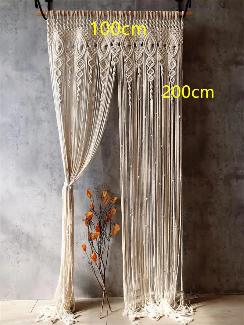 Macrame Door Curtain