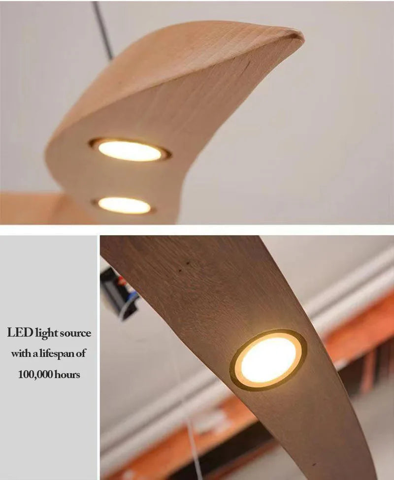 Modern Wood Pendant Lamp