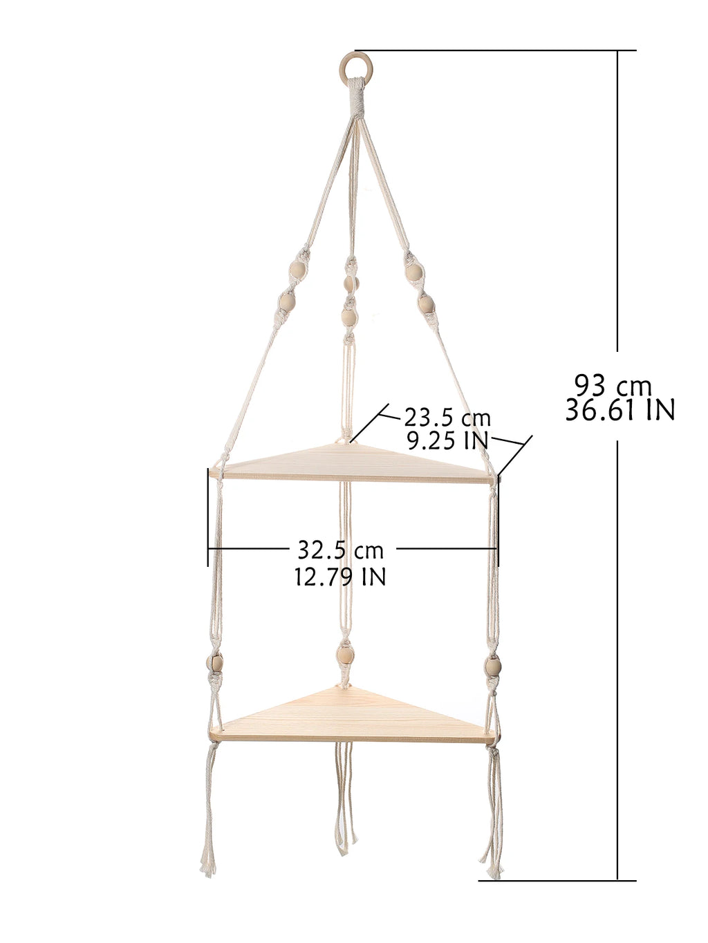 Floating Corner Wall Shelf