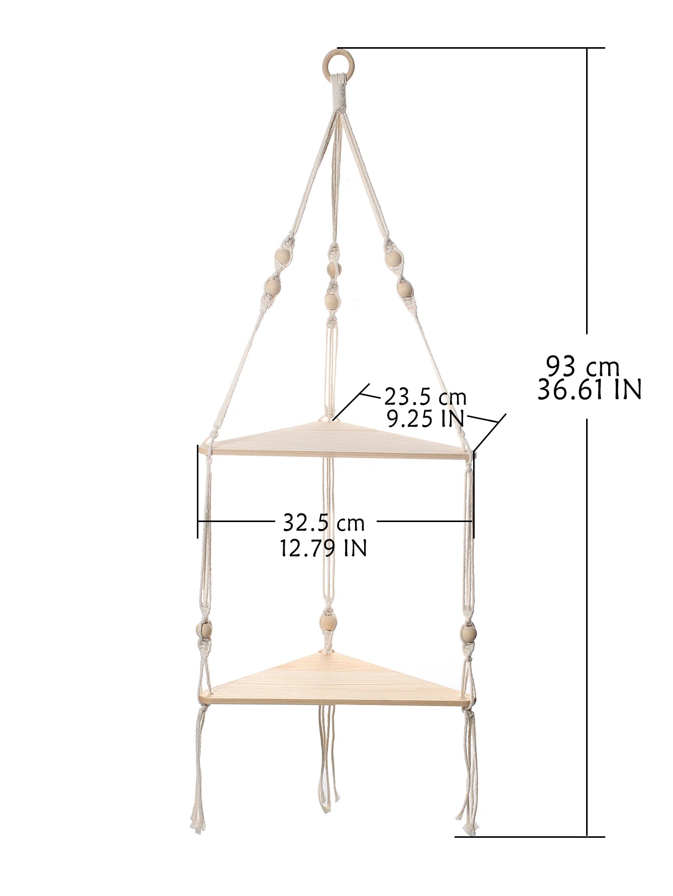 Floating Corner Wall Shelf