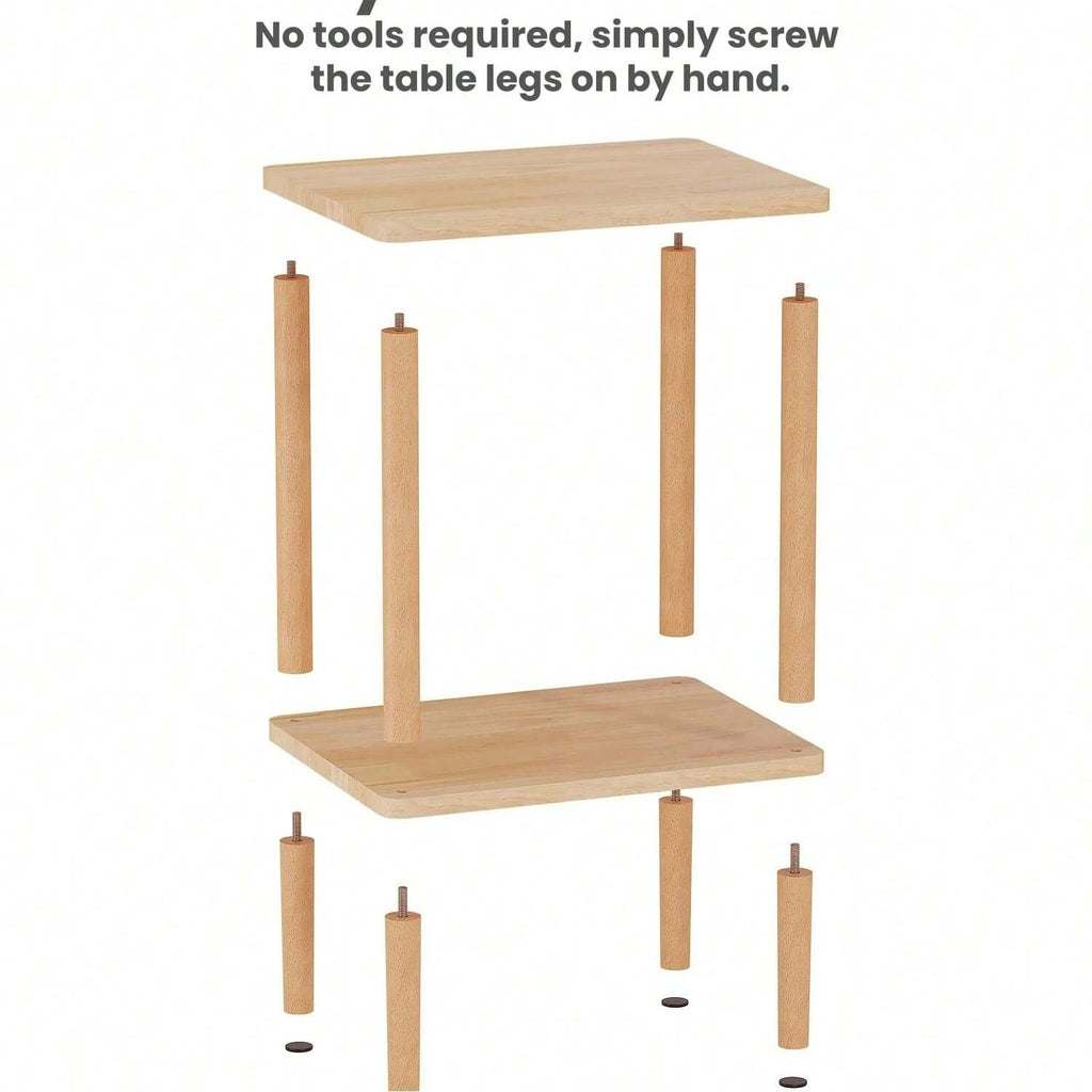 Wood Side Table