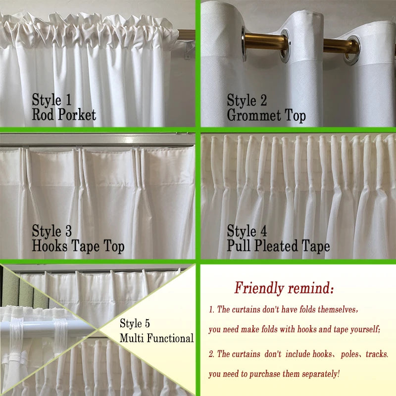 Modern Linen Blackout Curtains
