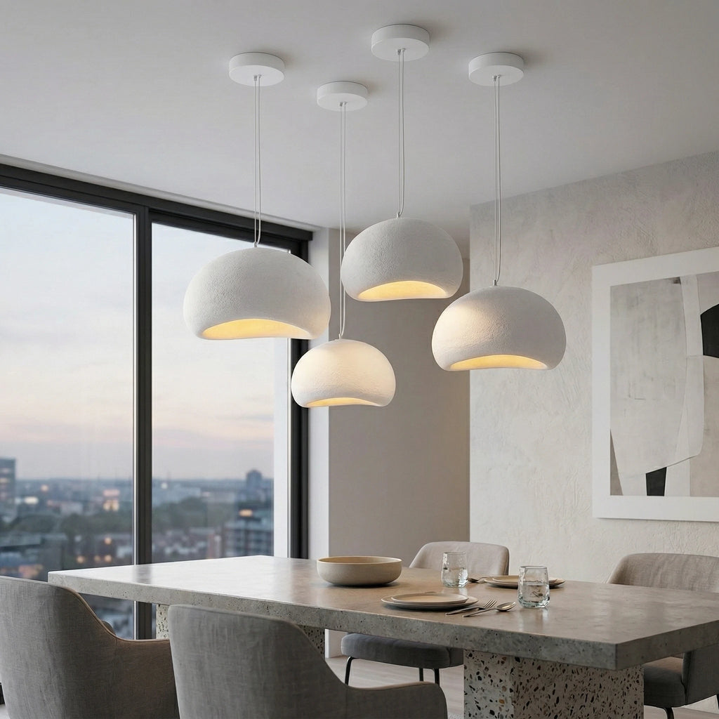 Wabi-Sabi Cement Pendant Chandelier