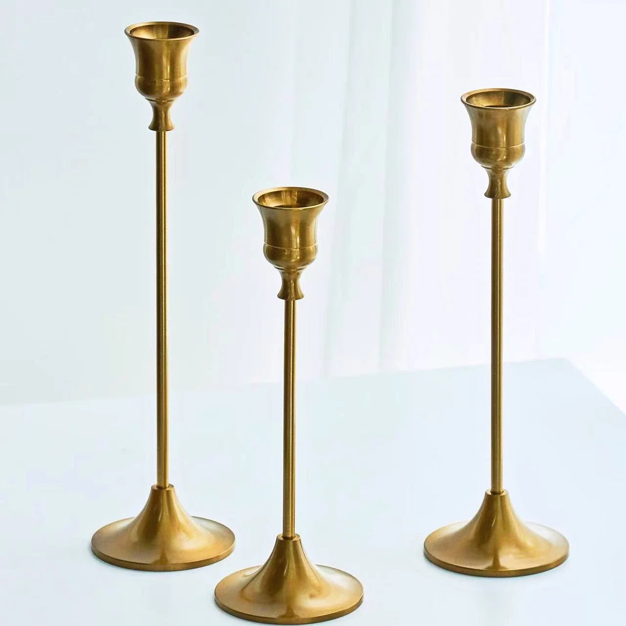 Brass Candlestick (3-Piece Set)