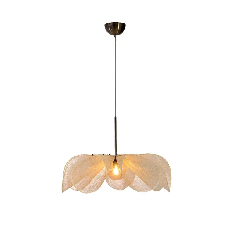 Wabi-Sabi Hemp Rope Arc Pendant Lamp