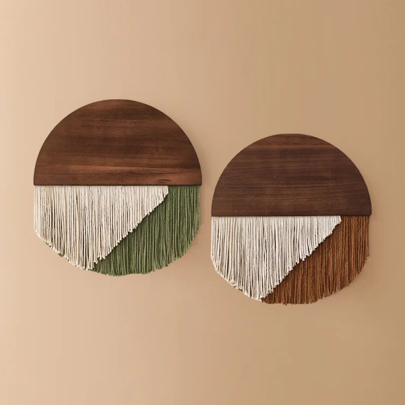 Boho Half-circle Woven Wall Hanging