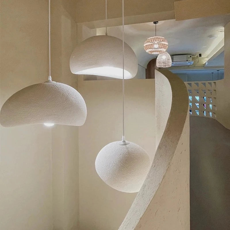 Wabi-Sabi Paper Pendant Chandelier